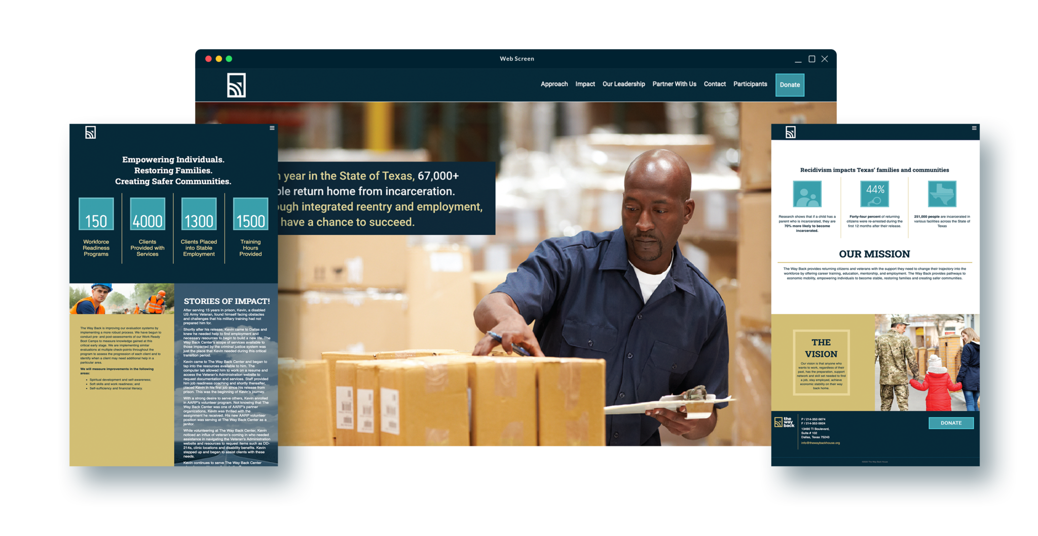 The Way Back Site - Clayton Everett Design